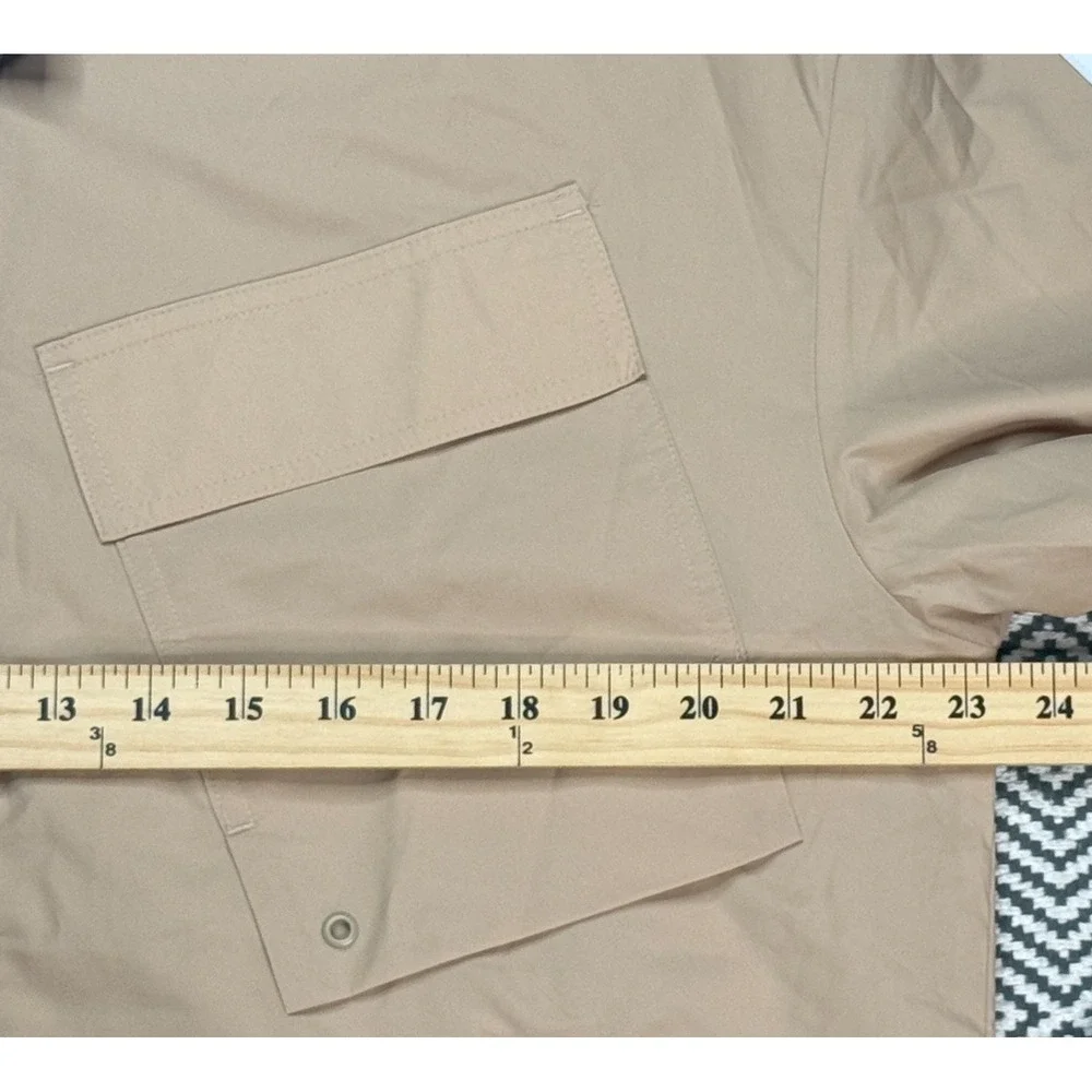 Adidas Men's Full Zip Long Sleeve Parley‎ TT Beige Track Jacket Size Medium